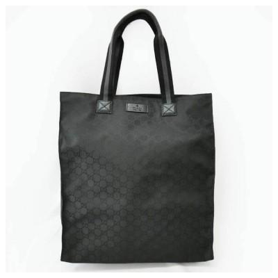 Gucci GG Guccissima Black Nylon Tall Tote Bag 449177 LDBS16581