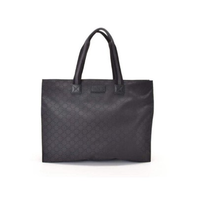 Gucci GG Guccissima Black Nylon Tote Bag 449176 449176 LDBS16582