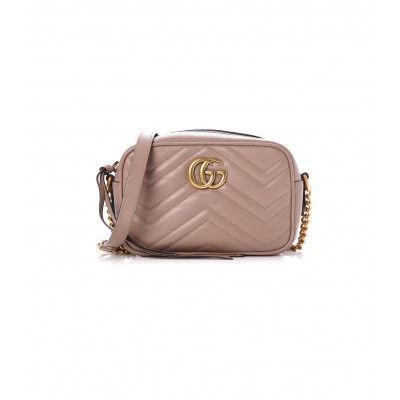 Gucci GG Marmont Matelasse Mini Bag Nude Pink 448065 LDBS16377