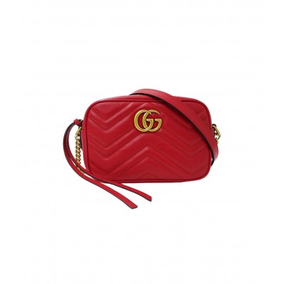 Gucci GG Marmont Matelasse Mini Bag Red 448065 LDBS16379