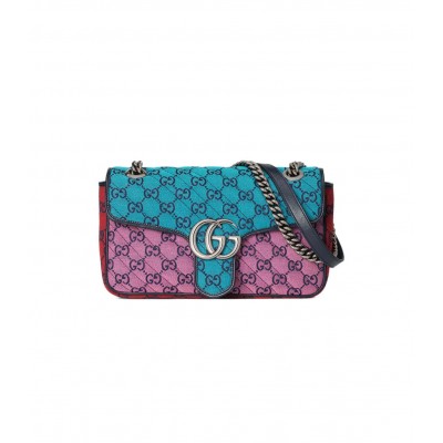 Gucci GG Marmont Multicolour Small Shoulder Bag 443497 LDBS16398