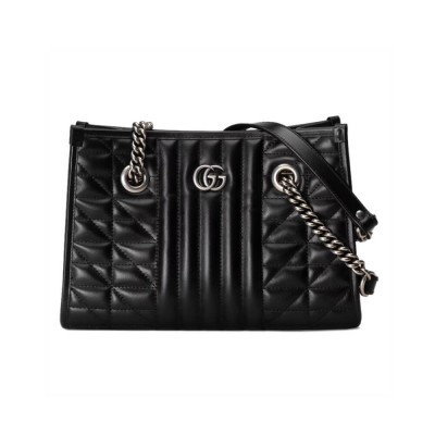 Gucci GG Marmont Small Tote Bag Black 681483 LDBS16583