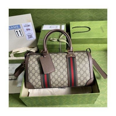 Gucci GG Small Duffel Bag With Web 645017 LDBS16257