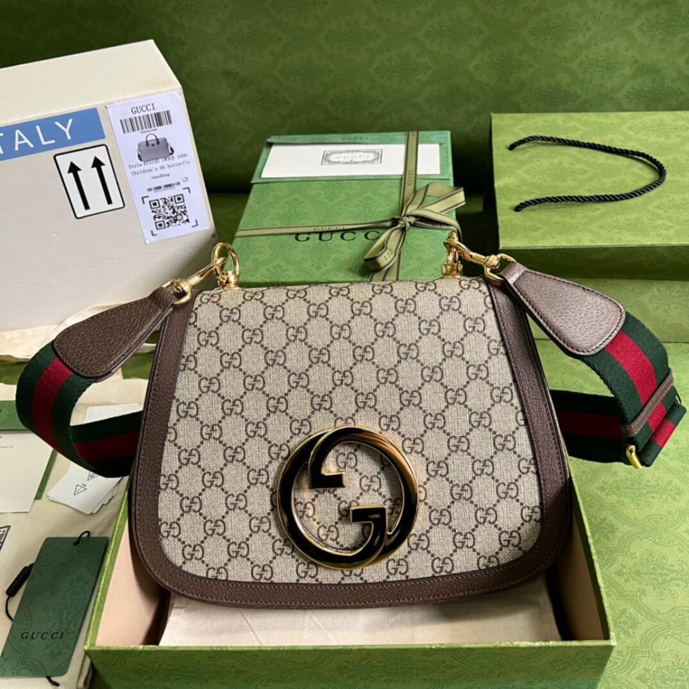 Gucci GG Supreme Blondie Medium Shoulder Bag 699210 LDBS16546