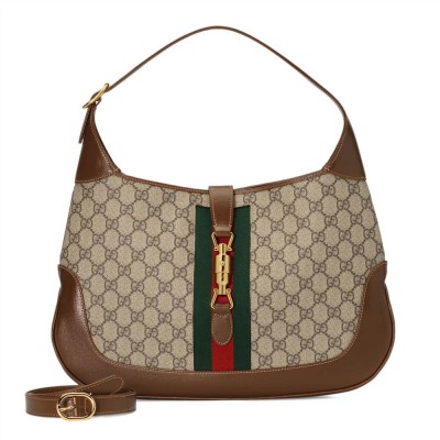 Gucci Jackie 1961 Medium Shoulder Bag in GG Canvas 636710 LDBS16332