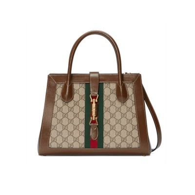 Gucci Jackie 1961 Medium Tote Bag in GG Supreme 649016 LDBS16590