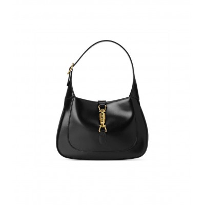 Gucci Jackie 1961 Small Hobo Bag In Black Leather 636709 LDBS16261