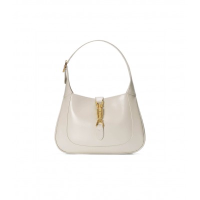 Gucci Jackie 1961 Small Hobo Bag In White Leather 636709 LDBS16263