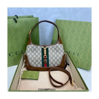 Gucci Jackie 1961 Small Shoulder Bag 636706 in GG Canvas 636706 LDBS16336