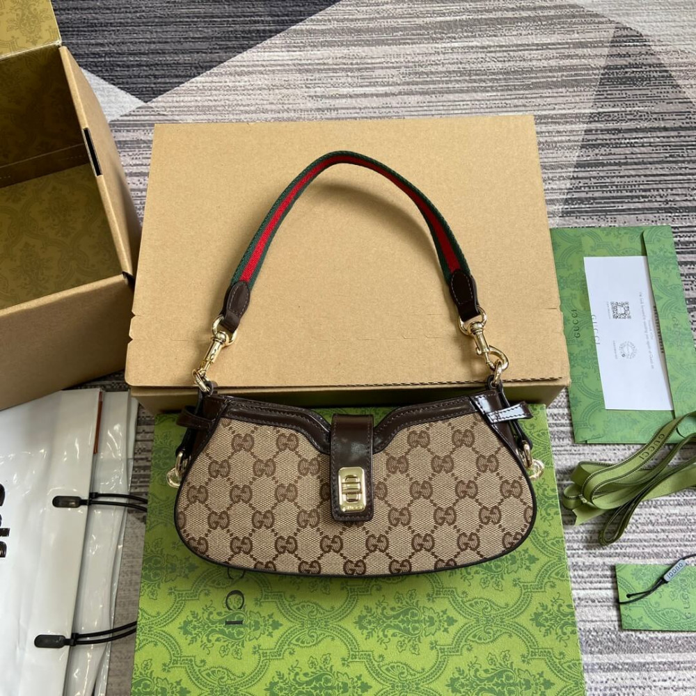 Gucci Moon Side Mini Shoulder Bag GG Canvas 786015 LDBS16540