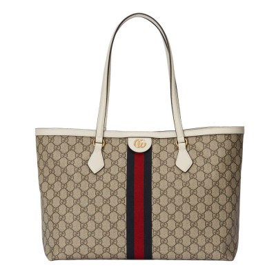 Gucci Ophidia GG Medium Tote White 631685 LDBS16599