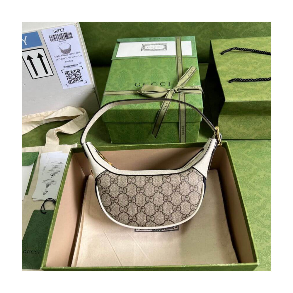 Gucci Ophidia GG Mini Bag White 658551 LDBS16452