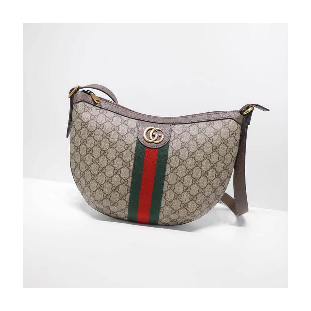 Gucci Ophidia GG Small Shoulder Bag Brown 598125 LDBS16467