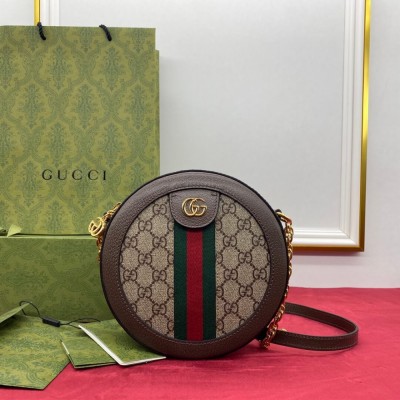 Gucci Ophidia Mini GG Round Shoulder Bag 550618 LDBS16484