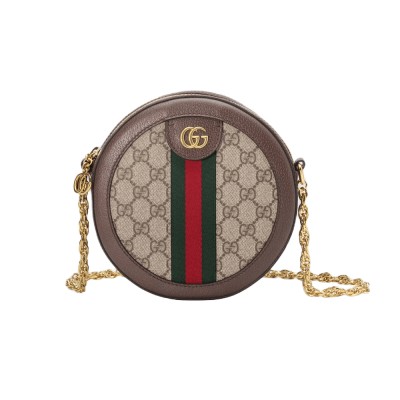 Gucci Ophidia Mini GG Round Shoulder Bag 550618 LDBS16484