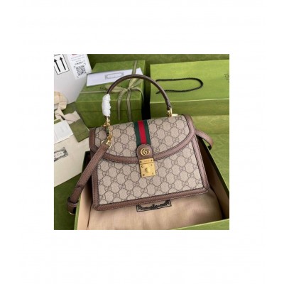 Gucci Ophidia Small Top Handle Bag With Web 651055 LDBS16497