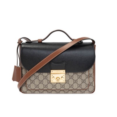 Gucci Padlock Small Shoulder Bag Black 644527 LDBS16525