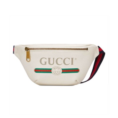 Gucci Print Small Belt Bag Waist Body White 527792 LDBS16181