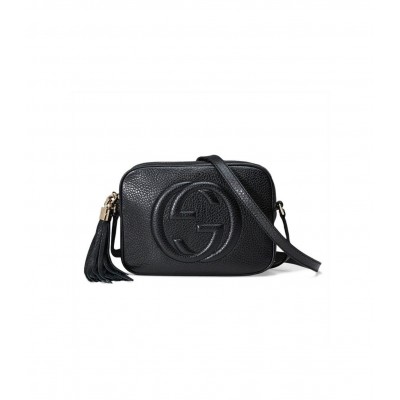 Gucci Soho Small Leather Disco Bag Black 308364 LDBS16236