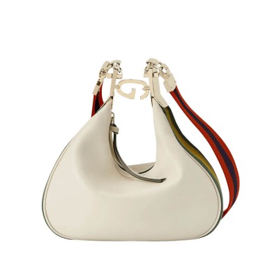 Gucci White Leather Attache Small Shoulder Bag 699409 LDBS16137