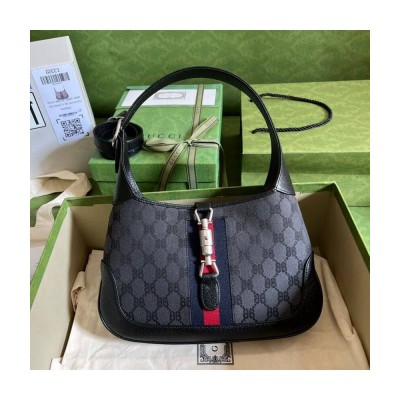 Gucci x Balenciaga Jackie 1961 Small Hobo Bag Black 680118 LDBS16159