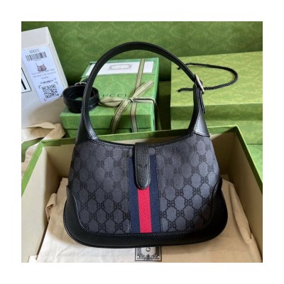 Gucci x Balenciaga Jackie 1961 Small Hobo Bag Black 680118 LDBS16159