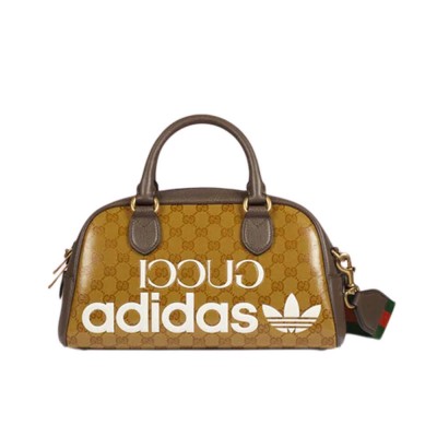 adidas x Gucci Mini Duffle Bag in GG Crystal Canvas 702397 LDBS16126