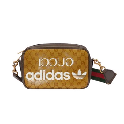 adidas x Gucci Small Shoulder Bag in GG Crystal Canvas 702427 LDBS16129