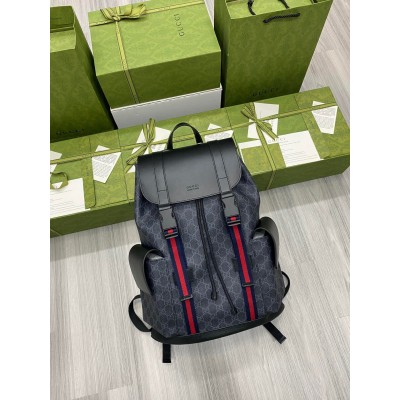 Gucci Backpack in Black GG Supreme Canvas