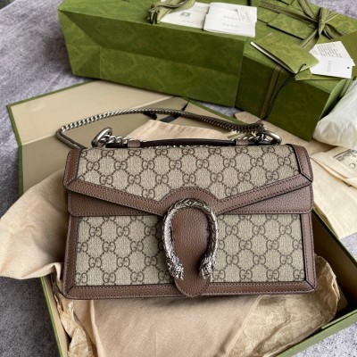 Gucci Dionysus Top Handle Bag in GG Supreme Canvas