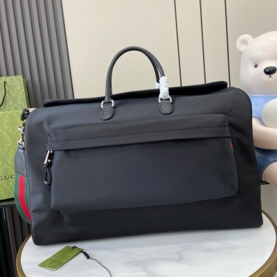 Gucci Large Duffle Bag in Black Nylon