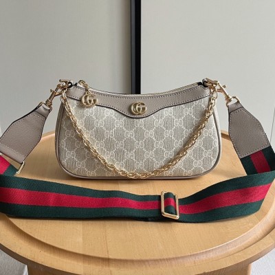 Gucci Ophidia GG Small Handbag in White GG Canvas