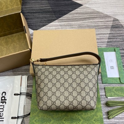 Gucci Ophidia Super Mini Shouler Bag in Beige GG Supreme Canvas