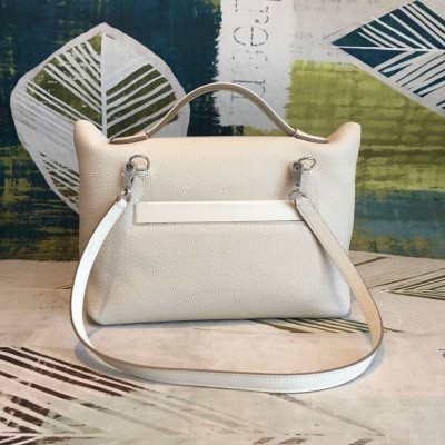 Hermes 24/24 29 Bag In White Clemence Calfskin LDBS241409