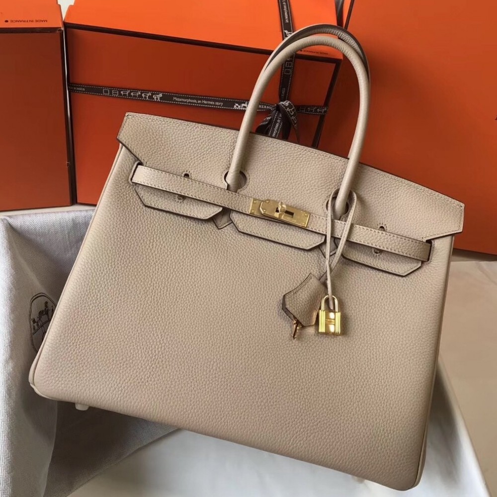 Hermes Argile Clemence Birkin 35cm Bag LDBS243033