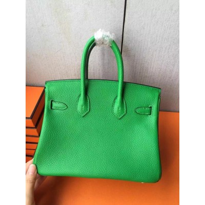 Hermes Bambou Birkin 25cm Clemence Handmade Bag LDBS241437