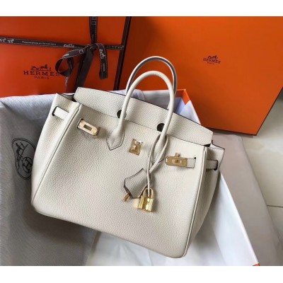 Hermes Birkin 25cm Bag In Beton Clemence Leather LDBS241519