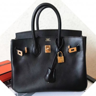 Hermes Black Birkin 25cm Swift Handmade Bag LDBS241700