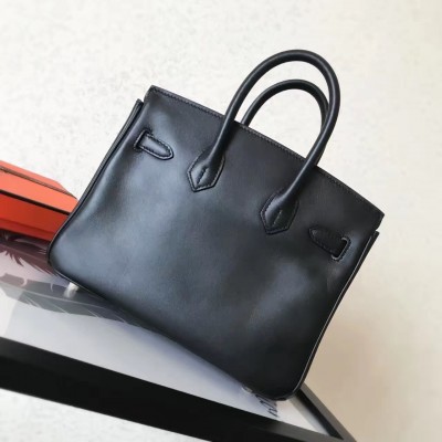 Hermes Black Birkin 25cm Swift Handmade Bag LDBS241700