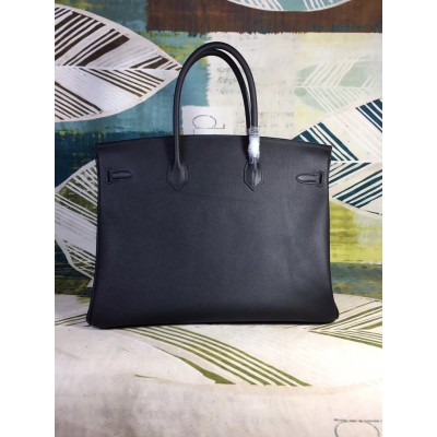 Hermes Black Epsom Birkin 40cm Handmade Bag LDBS241724