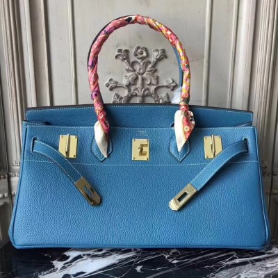 Hermes Blue JPG Birkin 42cm Shoulder Bag LDBS241817