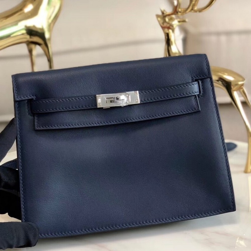 Hermes Blue Royale Swift Kelly Danse Bag LDBS241843