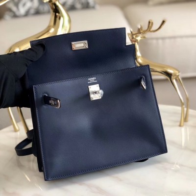 Hermes Blue Royale Swift Kelly Danse Bag LDBS241843