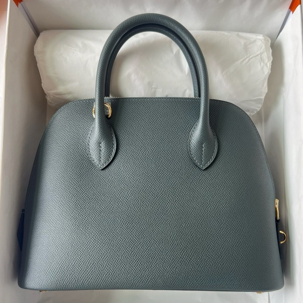 Hermes Bolide 1923 25 Handmade Bag in Vert Amande Epsom Calfskin LDBS241855