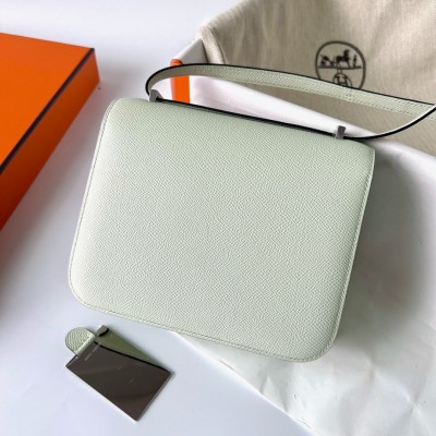 Hermes Constance 1-18 Mirror Bag In Vert Fizz Epsom Calfskin LDBS241944