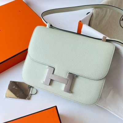 Hermes Constance 1-24 Mirror Bag In Vert Fizz Epsom Calfskin LDBS241947