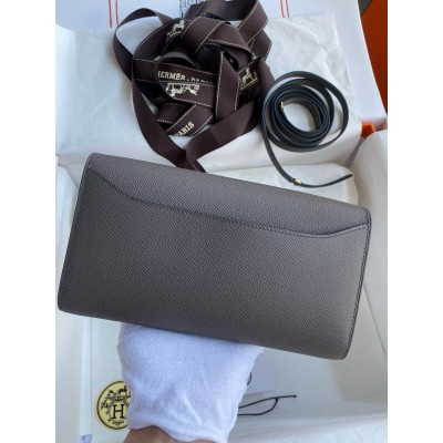 Hermes Constance To Go Wallet in Etain Epsom Calfskin LDBS242007