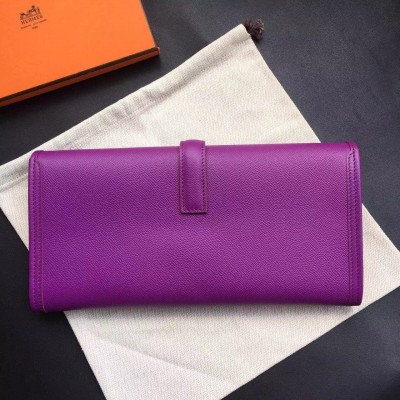 Hermes Cyclamen Epsom Jige Elan 29 Clutch Bag LDBS242020