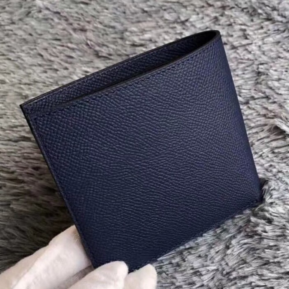 Hermes Dark Blue MC2 Copernic Compact Wallet LDBS242023