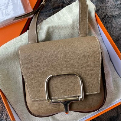 Hermes Della Cavalleria II Mini Bag in Taupe Epsom Calfskin LDBS242032